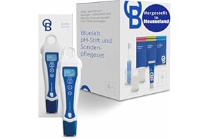 Bluelab pH-Pen & Care Kit mit Kalibrierlösung, Aufbewahrung & Pinsel – digitaler Tester für pH & Temperatur in Boden/Lösungen, sorgt für optimale Pflanzengesundheit & Ertrag