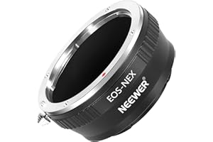 NEEWER EF na Sony E Mount adapter ręczny pierścień ostrości, kompatybilny z Canon EF/EF-S Lens Sony A1 A9 A7 A7C A7R A7S A6600 A6400 NEX-7 NEX-6 ZV-E10 FX30 nie jest kompatybilny z soczewkami Canon