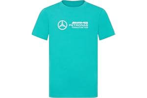 Mercedes AMG Petronas F1 Camiseta con Logo Grande para niños - Azul ultramarino