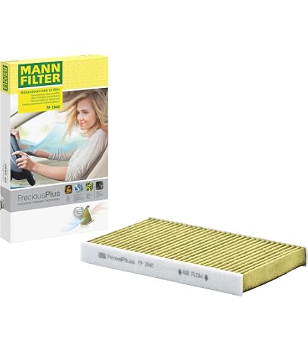 Filtre Habitacle HEPA Purflux CabinHepa+ - Compatible Ford Focus, Volvo V40, Etc. - Anti-allergènes