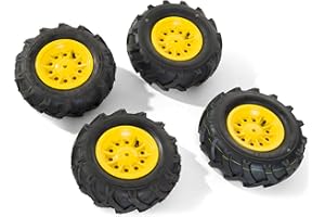 Rolly Toys 409303 - Luftbereifung für Traktor gelbe Felge