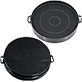 SPARES2GO Carbon Charcoal Vent Filter compatible with Hygena Cooker Extractor Hood (Pack of 2)