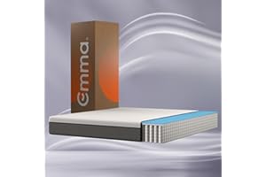 Emma Matelas Original II Plus | Mousse à mémoire de Forme, Ressorts ensachés | 140x190 cm | 22 cm | Moyen-Ferme (H7) | Soutien à 5 Zones | Ergonomique | Ultra Respirant | Housse Lavable | Air +