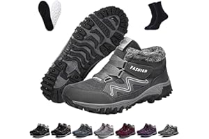 RUILEYOU Ofreischuhe Solvema Orthopädische Winterschuhe, Orthofree Winter Shoes, Warm GefüTterte Snow Boots FüR sDamen Und Herren