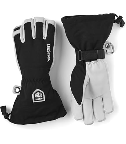 Ergo Grip Active Wool Terry 5-finger - Orange & Offwhite | Hestra Gloves
