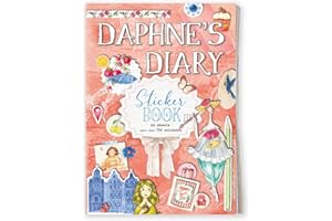 Daphne's Diary Książka kreatywnych naklejek | 750 kreatywnych naklejek | Idealna do zeszytów, scrapbookingu i bullet Journals | Inspirująca książka z naklejkami vintage, artystycznymi i dekoracyjnymi