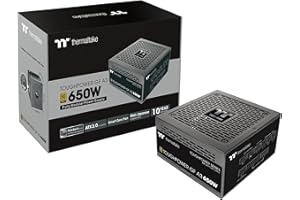 Thermaltake Toughpower GF A3 650W Gold | Voll-modular | ATX 3.0 | PCIe Gen 5, inkludiert Netzteil, Anschlusskabel