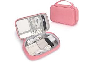 Skycase Kabeltasche,Elektronikzubehör Organizer,Reise Kabel Etui Kabelorganizer,Tragbare Kabel Tasche für Elektronische Accessoires USB Powerbank SD-Karte Ladekabel,Rasa