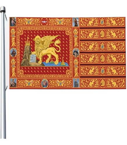 thumbnail image 2 of Flag Of The Venice Republic 697-1797 | 90x150cm Raised Flag, 100% Polyester, Digni 2 of 3
