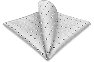 S&W SHLAX&WING Carré De Poche À Pois Moderne 32cm Accessoire Chic Costume Mariage Soirée Événement