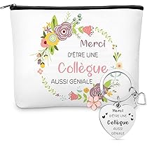 Coffret Cadeau Départ Collègue - 6 Pièces (trousse, Sac, Porte-clés...) Pour Remerciement, Retraite, Noël