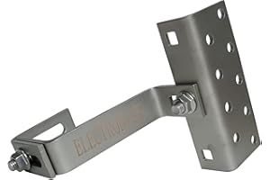 Electronicx Crochet de toit en acier inoxydable A2 réglable sur 3 positions pour tuiles, tuiles de toit solaires PV photovoltaïque (4)