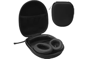 APOMOONS Hörlursfodral Over Ear Typ, headset hårt skal förvaringsfodral, öronsnäcka skyddsfodral, resväska skyddande fodral