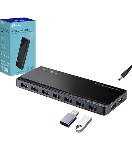 InLine Smart Hub 7 Porte USB 3.0/2.0 Con Porta Di Ricarica Rapida 2.1A - 2