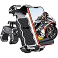 Babacom Bike Phone Holder, Upgrade Motorbike Phone Holder [1s Lock][Secure Protection], 360° Rotatable Phones Holder for Mountain Bike/ATV Handlebar Accessories, Compatible with iPhone/Galaxy 4.7-6.8"