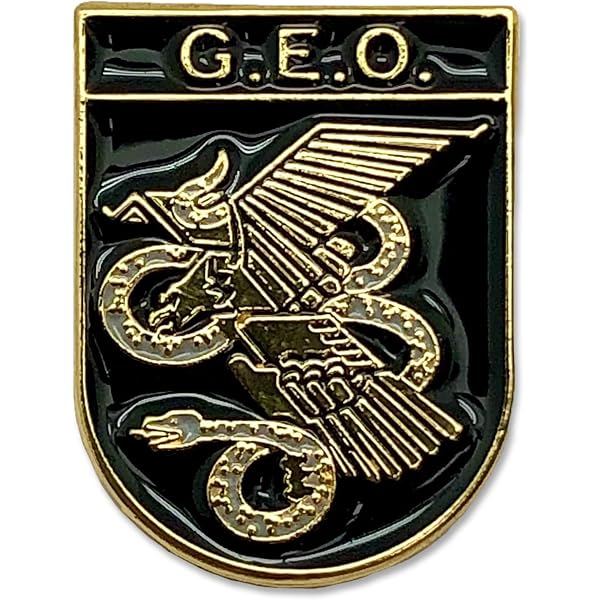 Badge épingle Légion Espagnole - Alliage Zamak émaillé, 2,5 X 2 Cm, Fermoir Papillon, Collection Militaire