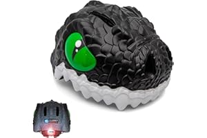 Crazy Safety Casque de vélo pour enfants | Casque enfants 2-7 ans pour vélo, skateboard, cyclisme, vélo de course, trottinette, rollers | Casque 3D animalier léger et ajustable 49-55 cm (Tigre Orange)