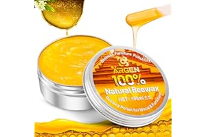 CARGEN Beeswax Furniture Polish - Wood Seasoning Beeswax for Furniture Wood Polish and Conditioner Wood Wax for Dining Table Floor Doors Chairs Cabinets to Protect and Care…