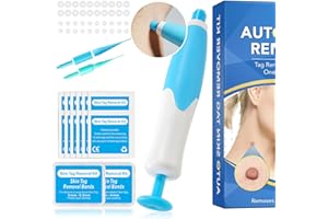 DOKDUK 40 PCS Skin Tag Removal Kit, Fast-Acting & Safe Skin Tag Remover for Small Skintags, Wart Removal Skin Tag Removal Device 2-8mm