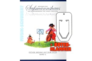 BÄRENREITER VERLAG Früher Anfang auf dem Cello Band 1 inkl. praktischer Notenklammer - Das Standardwerk für junge Streicher ab 4 Jahre mit großer Notenschrift und farbigen Illustrationen (broschiert) von Egon Saßmannshaus (Noten/Sheetmusic)