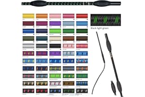 JA Horse Fleck Feldmann Balance Sports Dressurgerte Gerte Reitgerte (110 cm, schwarz-grün)