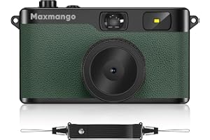 Maxmango D53 Retro Digitalkamera 12 MP ohne Bildschirm,mit 4 Filtern,8GB SD | Vintage Kame