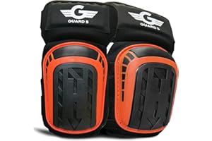 ‎GUARD 5 GUARD 5 - Premium Knieschoner Kniepolster mit starker Polsterung - Gelkissen - Knieschutz für Arbeit, Handwerk, Bodenbeläge, Garten - verstellbarer Klettverschluss