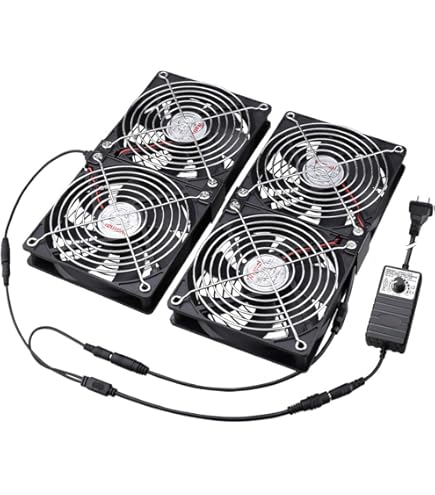 Tinker3D Double Fan Shroud For Antminer S19/T19/S17/T17 – 6" Outlet To Dual 4" Air Cooling Duct (Fits 2x 120mm Fans)