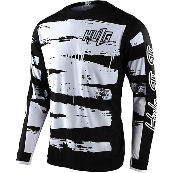 O'NEAL | Motocross-Trikot | Enduro Motorrad | Schnell Trocknendes Performance-Material, Mit Großer Bewegungsfreiheit, Slim Fit Schnitt | Jersey Mayhem Hexx | Erwachsene | Schwarz Rot | Größe S