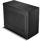 Lian Li A4-H2OX5 Mini-ITX PC Case, Triple Slot Mount GPU, Aluminum Exterior and SPCC Steel Interior, 240mm AIO, SFX Sandwich