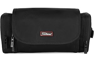 Titleist Players Hanging Toiletries Bag, Black/Red