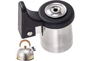 Dubbulon Fischietto per teiera,Attacco per fischietto per beccuccio per teiera - Bollitore Fischietto Sostituzione Bollitore Beccuccio Punta Bollitore Acqua Bollitore Ugello Avvertimento Accessorio