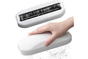 Dorccsi Krümelkehrer 2 Stück Handrollend Ergonomisch Pp-Borsten Nussschalen-krümelbürste Abs-reinigungskrümel Tischkrümelkehrer Teppichkehrer Krümelfänger Für Tisch Bett Sofa Teppich