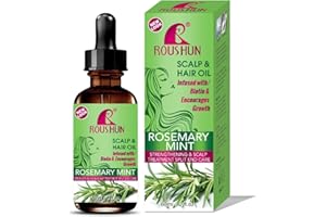 NEWVENPER Hair Oil Rosmarinöl Haare zur Stärkung der Kopfhaut und des Haares, haarwachstum beschleunigen, verdichtet die Feuchtigkeit und verhindert Haarausfall