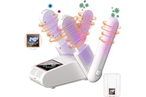 SternSinn Asciuga Scarpe Elettrico Asciuga Stivali Pieghevole Asciuga Scarponi in Modo Veloce Asciuga Scarponi in Modo Veloce con con Timer e Luce UV per Scarpe Guanti Calzini Doppio Antibatterico