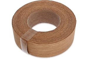 WoodPress® 30mm Real Mahogany Wood Iron-On Edging – 7.5m Roll – Pre-Glued Wood Veneer Tape for Easy DIY Application – Will Cover the Edge of a Standard MDF Panel