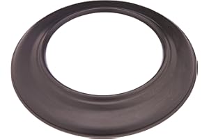 Kamino-Flam Ø 150 mm Steel Rosette Collar, Heat Resistant Senotherm Coating Chimney Rosette, Stove Pipe Rosette, Pipe Collar for Wood Burning Stoves, Fireplace Rosette EN 1856-2 Standard, Black