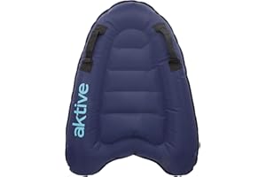AKTIVE Tavola bodyboard gonfiabile 50 x 70 cm, manici rinforzati, per bambini e adulti, design leggero e resistente per godersi la spiaggia o la piscina (62380)