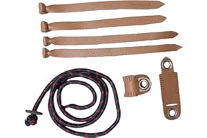 HOT SHOT TOOLS Falconry aylmeri anklets, Jesses & Leash Set, size Large