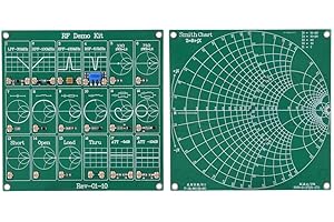KIMISS Kit de Demostración de Rf, Placa Analizadora de Red, Atenuador de Filtro, Prueba Nanovna, Módulo de Prueba Vna, Placa Vectorial Rf
