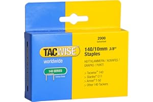 Tacwise 0347 Punti Galvanizzati Professionali, Tipo 140/10mm, Confezione da 2000