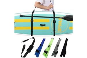 ‎PPXIA PPXIA Surfboard Tragegurt Paddelboard Carry Strap, Schultergurt für Surfbretter, Paddleboards, Longboards, Kajak, und Kanu, SUP Board Zubehör Tragegurt mit Paddelhalter