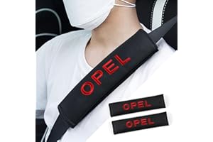 OYDDL 2PCS Auto Universal Sicherheitsgurt PU Gurtpolster Kompatibel mit Partner Astra Corsa Insignia Zafira Mokka Crossland X Grandland X Astra Sports Tourer Grandland X Hybrid SUV Interieur Zubehör