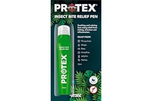 PR-0-TEX PR0TEX Insect Bite Relief Pen 15ml. Bite & Sting Relief from Mosquitos, Bees, Wasps, Nettles and Insects. Fast Acting Relief to Calm and Soothe Irritated Skin. Natural Ingredients, Chemical Free