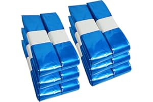 EYLKEUP 12 Stück Nachfüllfolie für Windeleimer, 4.5m Windeleimer Nachfüllkassetten, Baby Plastik Windelsack, Geruchsdicht Windelmülleimer Nachfüllkassetten (Blue)