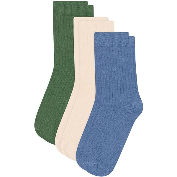 Chaussettes Hautes Pour Filles - Lot De 5 Paires En Coton Doux - Tiges Unies - Tailles 23/26 à 35/38