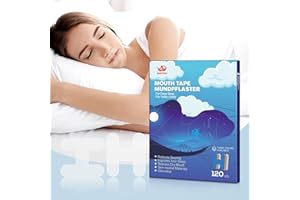 AnjoCare Cinta Bucal para Dormir, 120Piezas Tiras Avanzadas Suaves para Dormir que Reducen los Ronquidos y Mejoran la Respiración Nasal, Ayuda contra los Ronquidos para Hombres y Mujeres