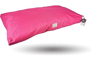 Ligo Tommy - Materasso per Cani Idrorepellente e AntiGraffio, Realizzato in Italia. Cuscino Cuccia per Cane AntiGraffio antimacchia Perfetto per l'uso Interno ed Esterno. (S: 70 x 50 cm, FUCSIA)