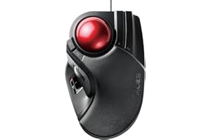 ‎ELECOM Elecom Track Ball Mouse Wired Ootama 8 Button tilt Function Black M-HT1URXBK