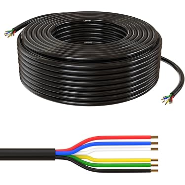 Bulk Hardware 3-adriges Kabel 2183Y, 5 M, 2,5 Mm², Weiß – Flexibles Installationskabel Bis 20 A